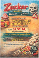 Das Familienzentrum Wirbelwind lädt zum Vortrag über Zucker ein. Das Familienzentrum Wirbelwind lädt zum Vortrag über Zucker ein.