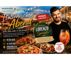 Einladungsflyer Italienischer Abend - Stadtmarketing Neuenrade e.V. Einladungsflyer Italienischer Abend