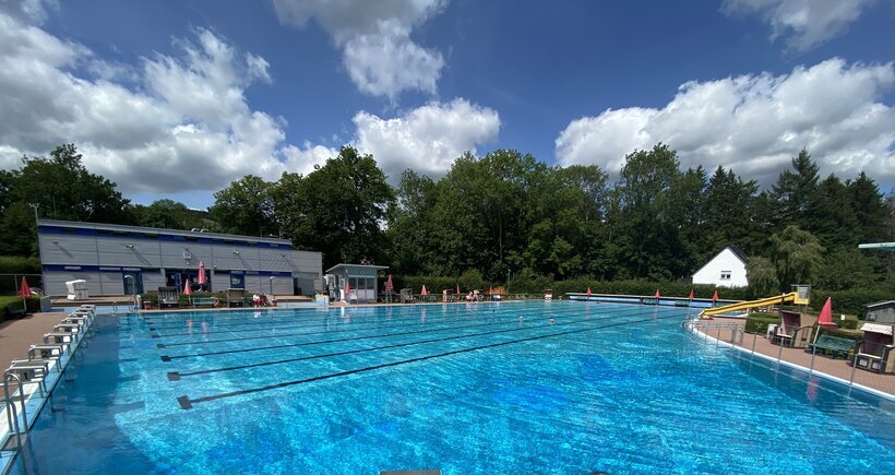 Das Freibad Friedrichstal.