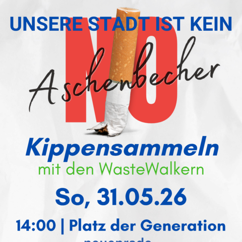 Unsere Stadt ist KEIN Aschenbecher!