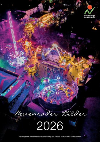 Das Titelblatt des Kalenders "Neuenrader Bilder 2026" zeigt das Gertrüdchen.